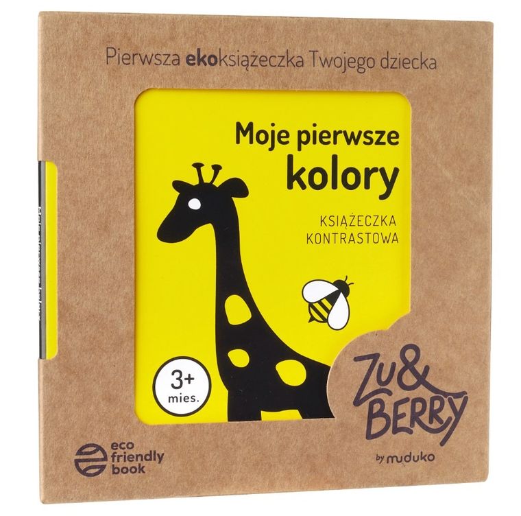 Zu&Berry. Moje pierwsze kolory. Książeczka kontrastowa