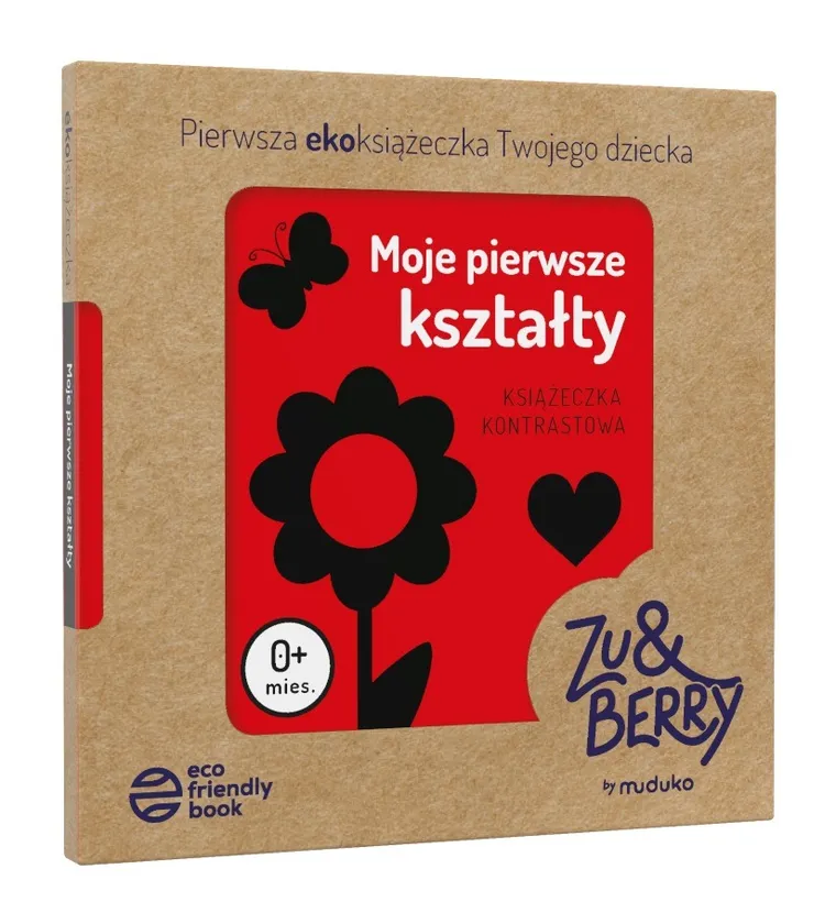 Zu&Berry. Moje pierwsze kształty. Książeczka kontrastowa