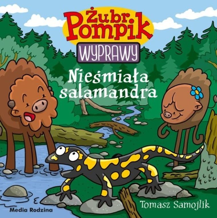 Żubr Pompik. Wyprawy. Tom 15. Nieśmiała salamandra