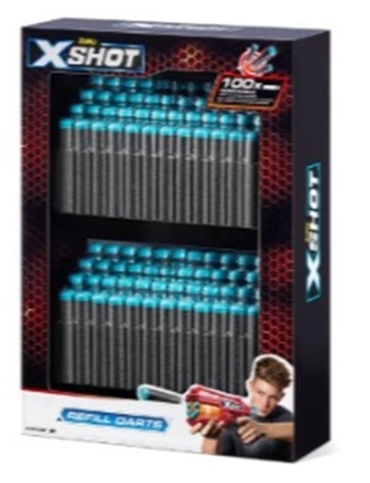 Zuru, X-Shot, Excel Foam, zestaw strzałek, 100 szt.