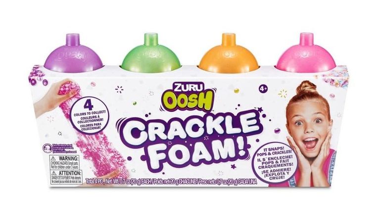 Zuru, zestaw slime, trzaskająca pianka 4 szt.