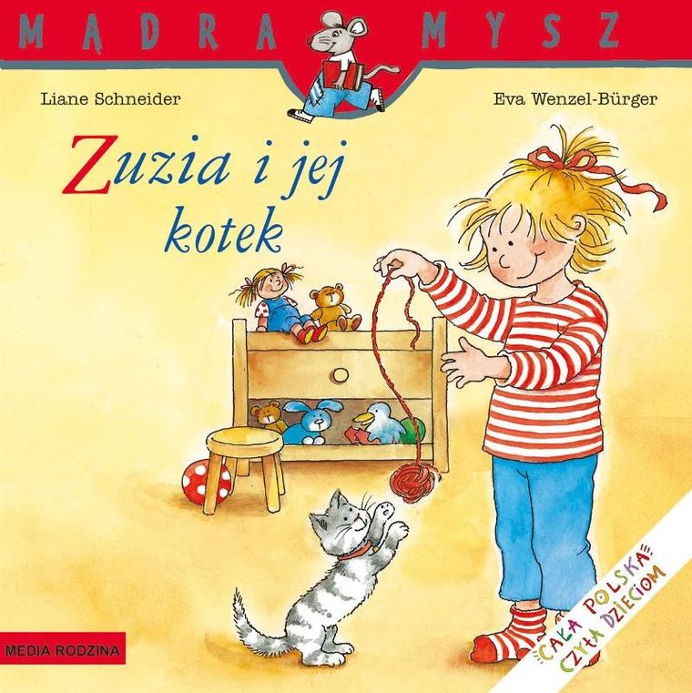 Zuzia i jej kotek. Mądra mysz