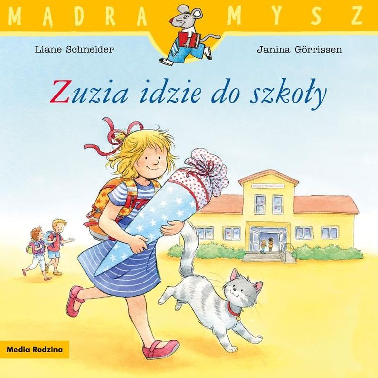 Zuzia idzie do szkoły. Mądra mysz
