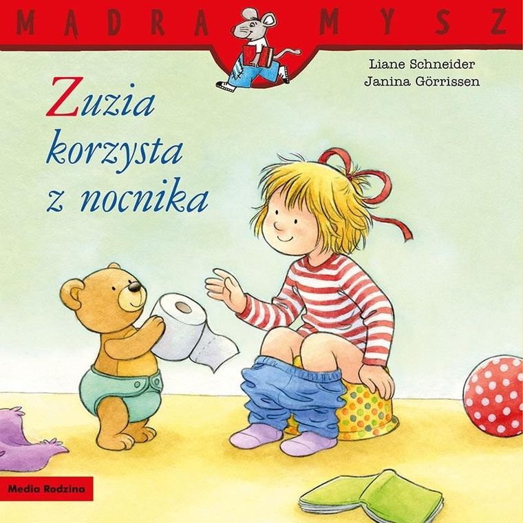 Zuzia korzysta z nocnika. Mądra mysz
