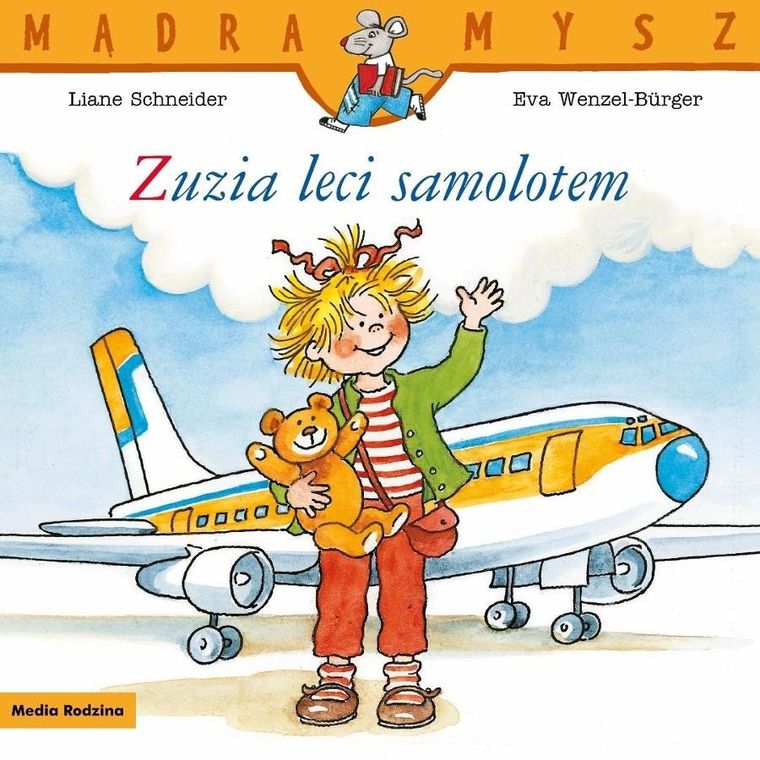 Zuzia leci samolotem. Mądra mysz