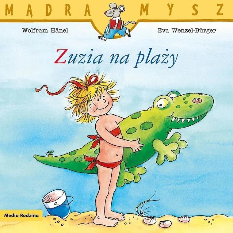 Zuzia na plaży. Mądra mysz