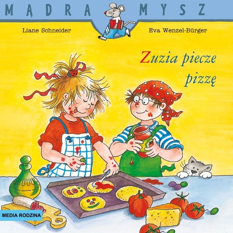 Zuzia piecze pizzę. Mądra mysz
