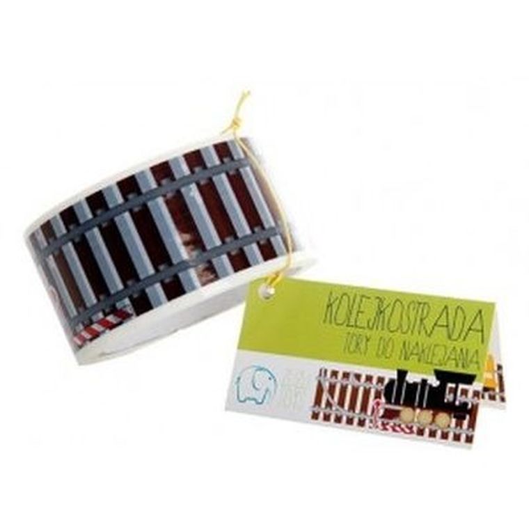 Zuzu Toys, Kolejkostrada, naklejane tory, taśma