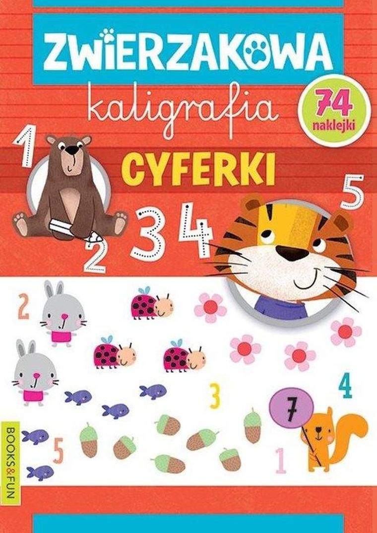 Zwierzaczkowa kaligrafia. Cyferki