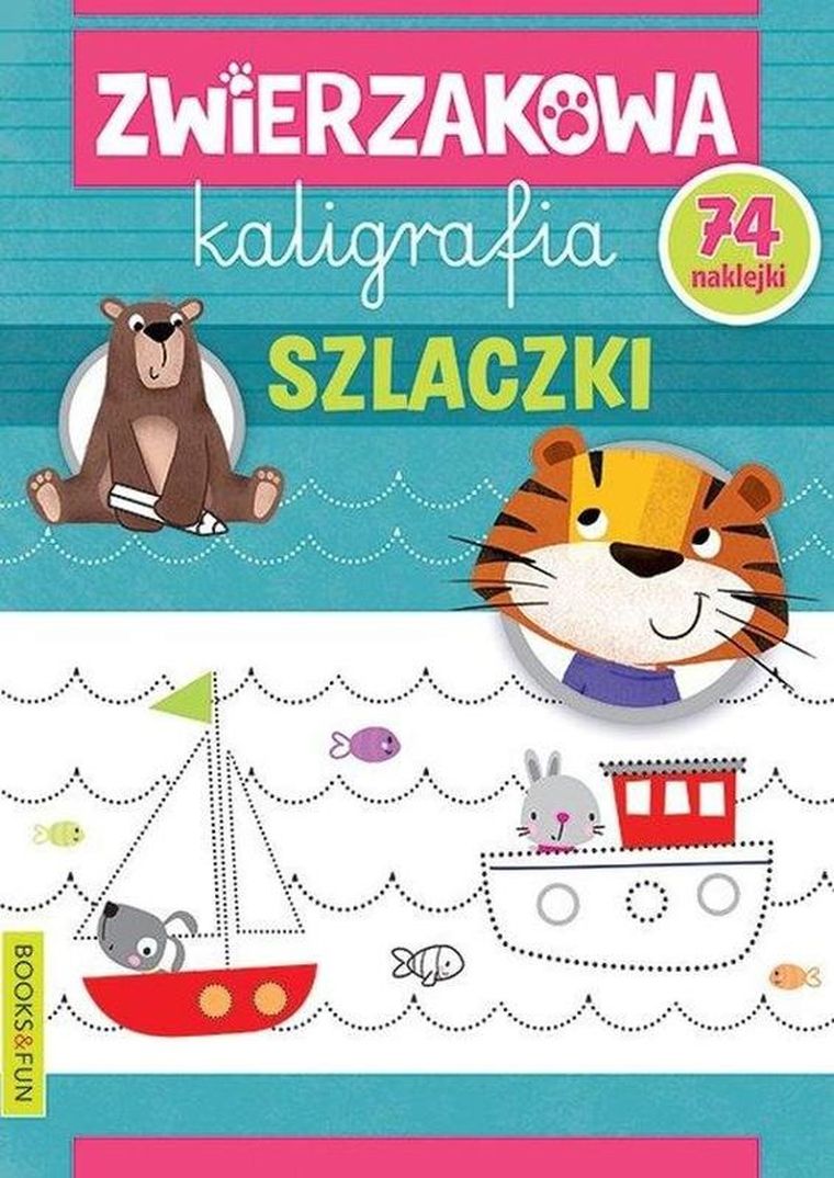 Zwierzaczkowa kaligrafia. Szlaczki