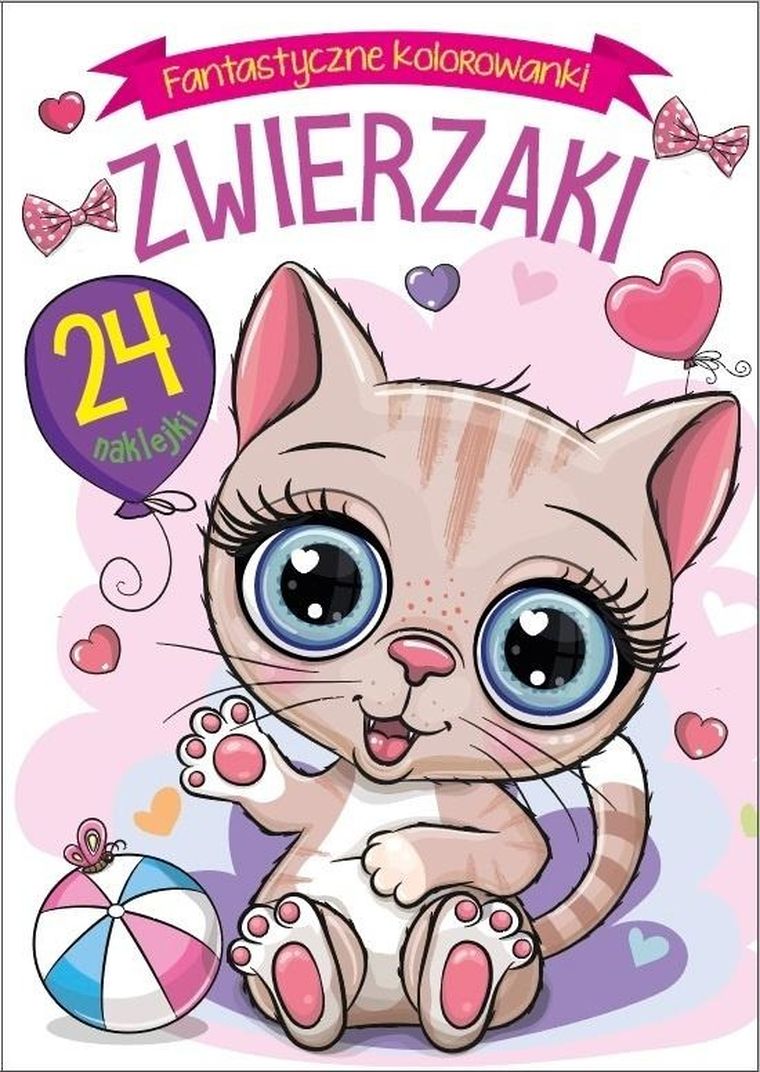 Zwierzaki. Fantastyczne kolorowanki