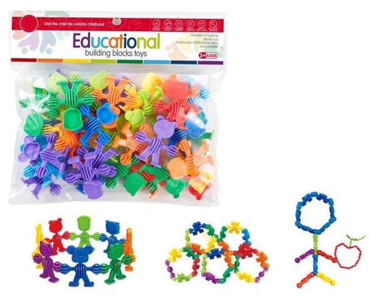 Zwierzaki, klocki, 34 elementy