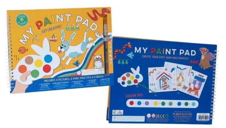 Zwierzaki. Kolorowanki z farbkami