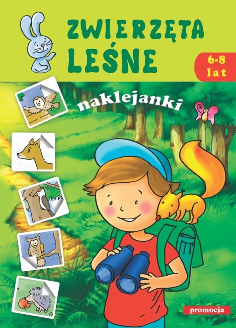 Zwierzęta. Leśne naklejanki