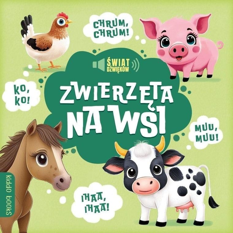 Zwierzęta na wsi. Książeczka kartonowa