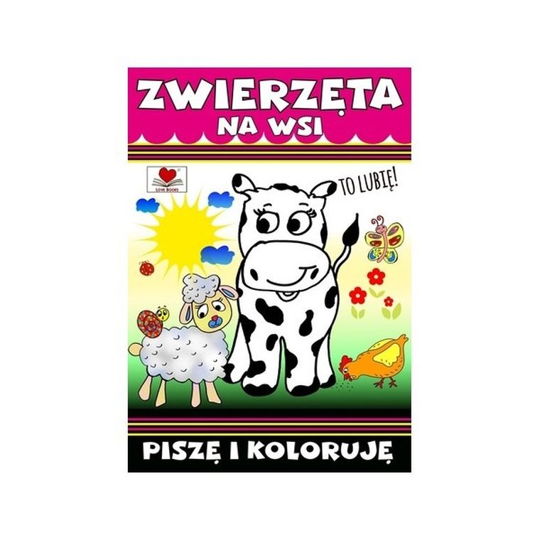 Zwierzęta na wsi. Poznaję i koloruję