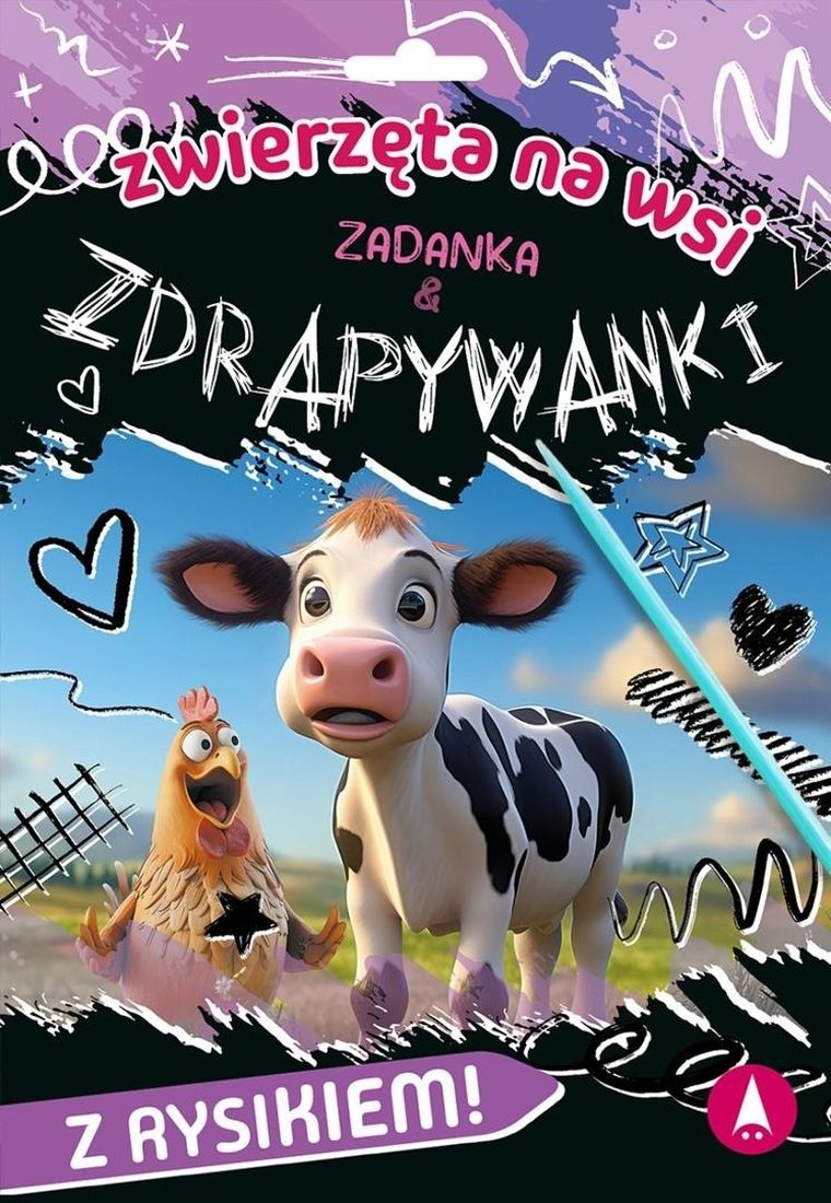 Zwierzęta na wsi. Zadanka & zdrapywanki