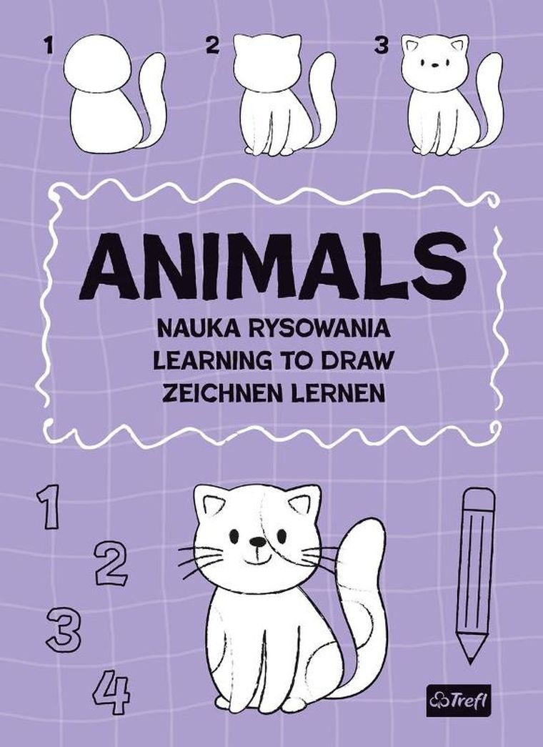 Zwierzęta. Nauka rysowania. Learning to draw