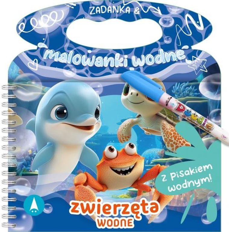 Zwierzęta wodne. Zadanka & malowanki wodne