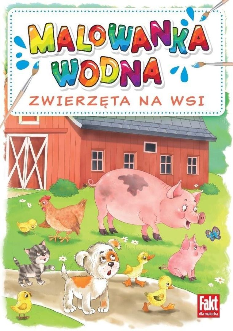 Zwierzęta ze wsi. Malowanka wodna