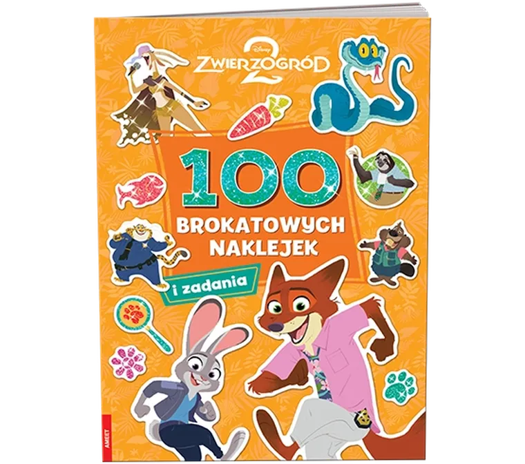 Zwierzogród 2. 100 Brokatowych Naklejek