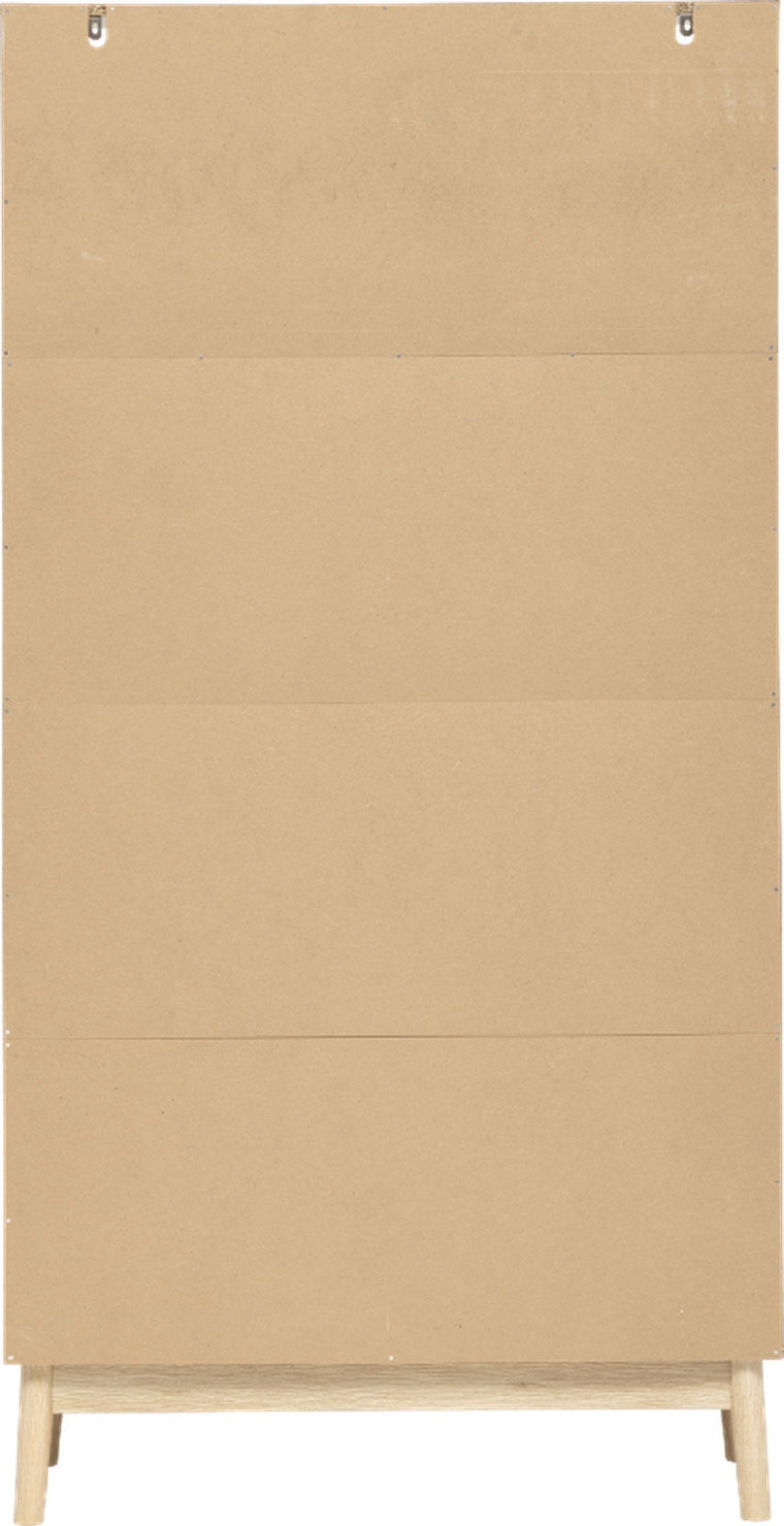 5five Simply Smart, Abana, regał na książki nieregularne półki wnęki, 80-30-160 cm