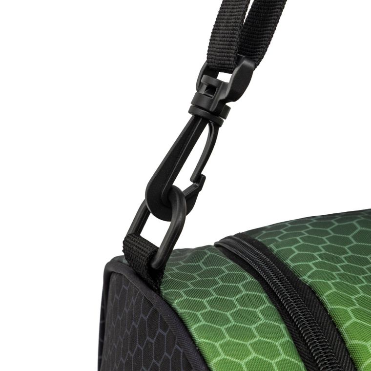 Abag, torba sportowa, hexagon green ombre