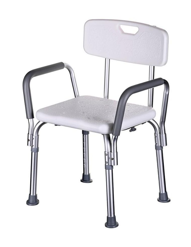 Actionmed, krzesło prysznicowe z oparciem i podłokietnikami