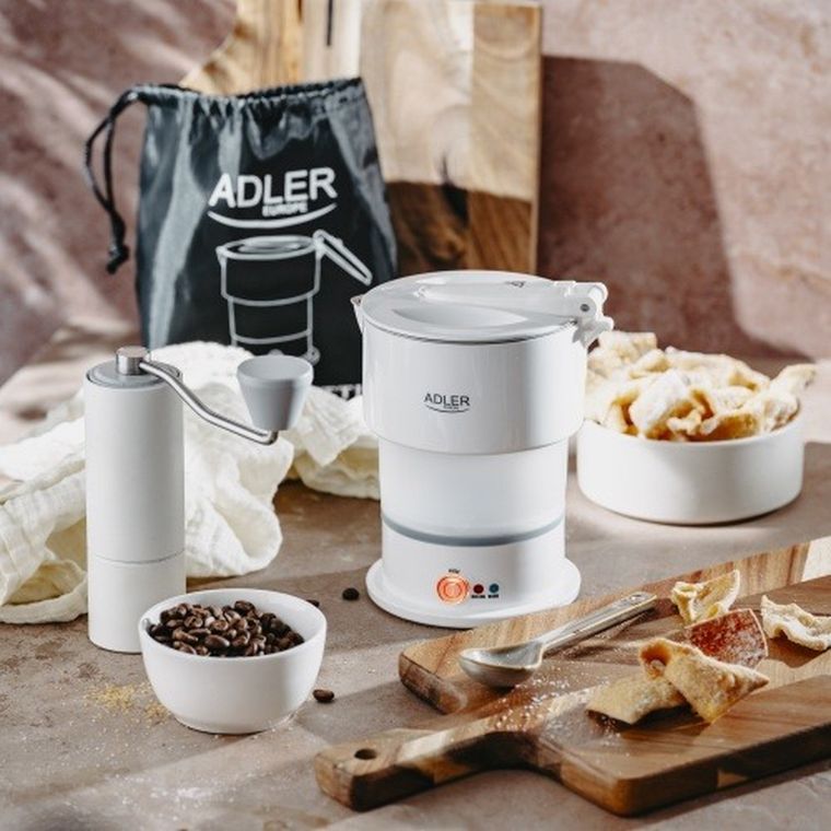 Adler, czajnik silikonowy, turystyczny, 0,6l