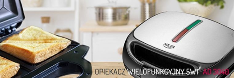 Adler, opiekacz 5w1, AD 3040