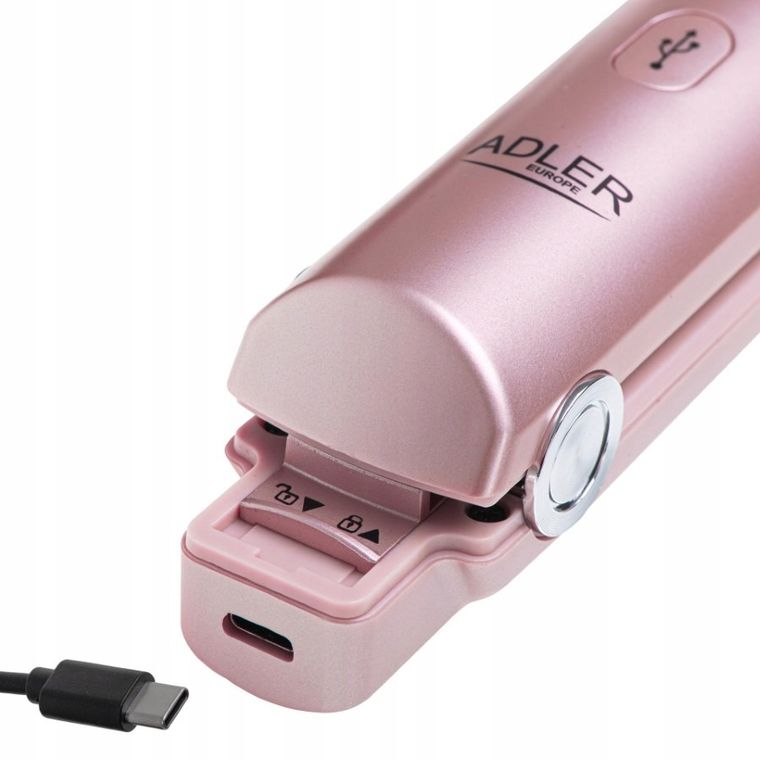 Adler, prostownica bezprzewodowa podróżna, USB