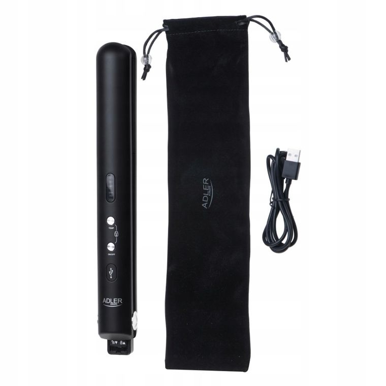 Adler, prostownica bezprzewodowa podróżna, USB