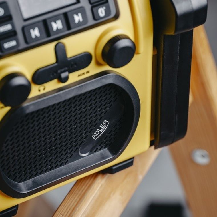 Adler, radio budowlane z Bluetooth, IPX 54