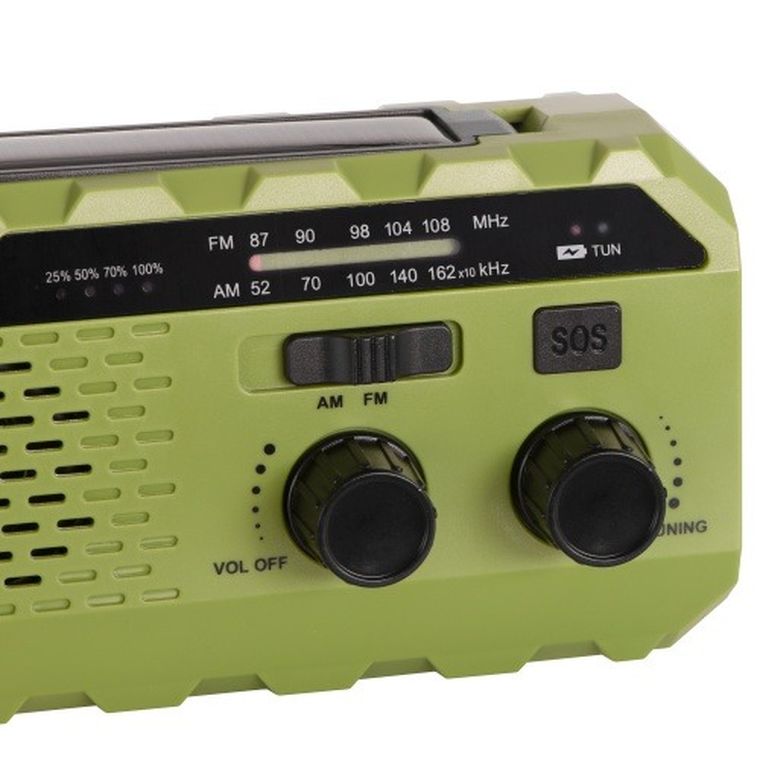 Adler, radio solarne z korbką ręczną