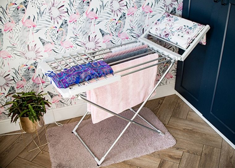 Adler, składana elektryczna suszarka do ubrań, AD 7821