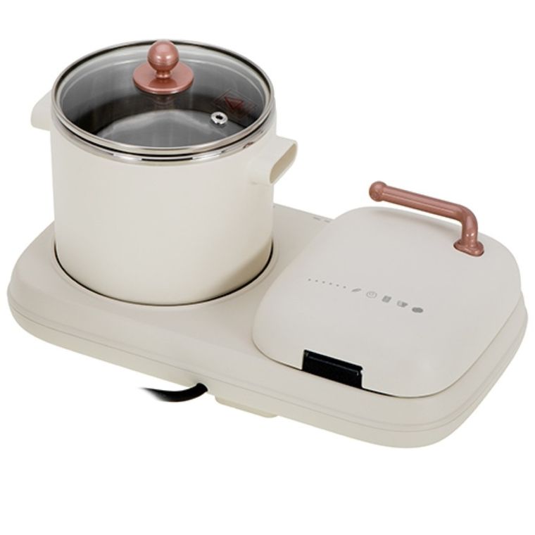 Adler, stacja śniadaniowa 2w1, grill i garnek do gotowania