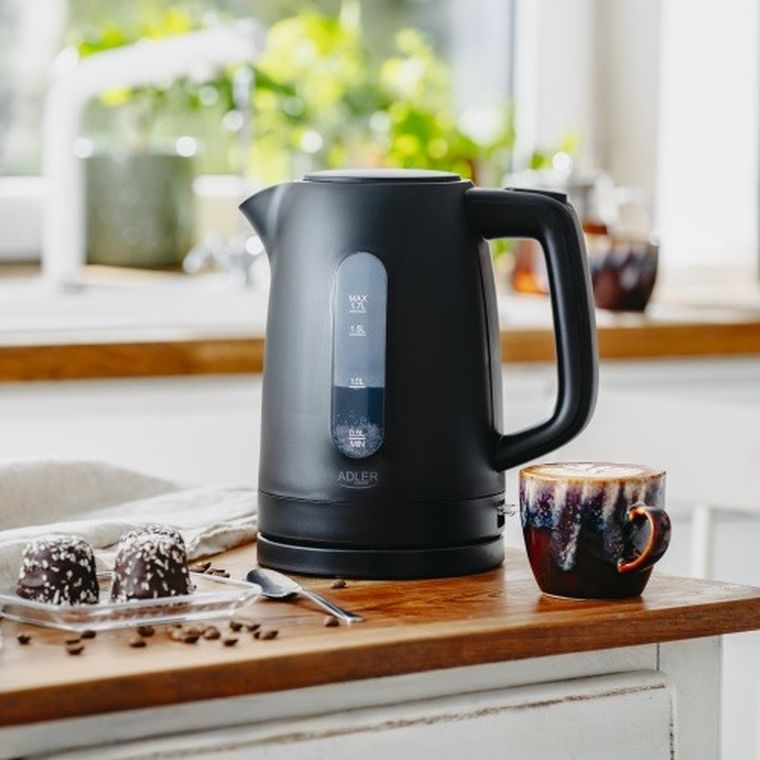 Adler, Strix, czajnik elektryczny, czarny, 1,7l