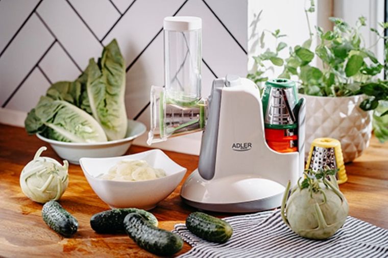 Adler, szatkownica do warzyw z 5 nasadkami