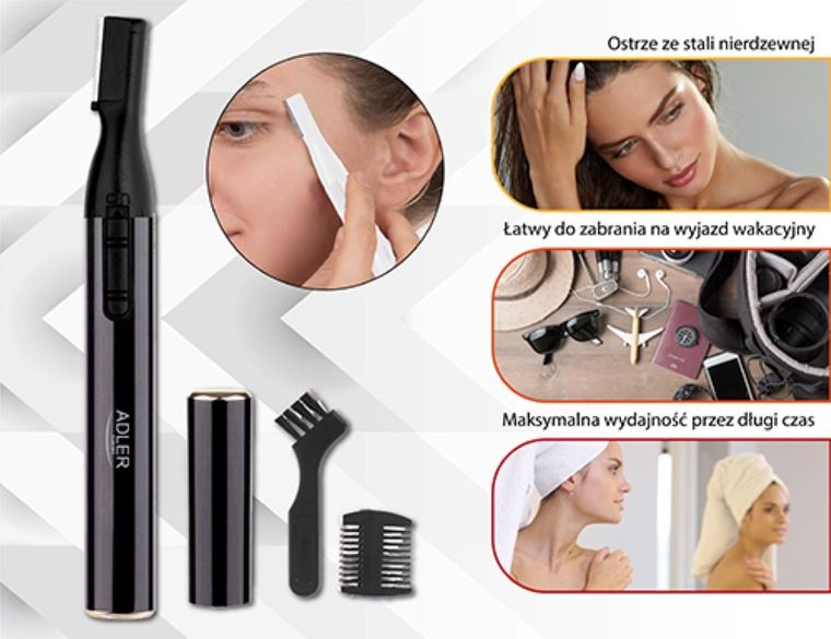 Adler, trymer do brwi