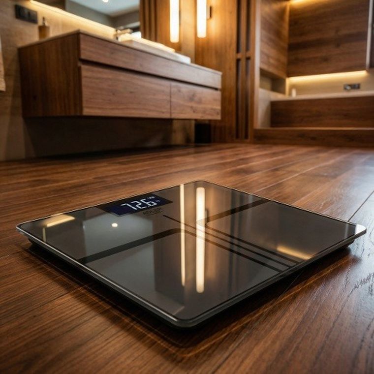 Adler, waga łazienkowa USB-C, akumulatorowa, do 180 kg