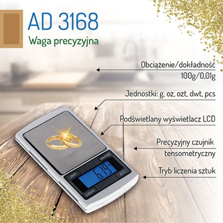 Adler, waga precyzyjna, 3168