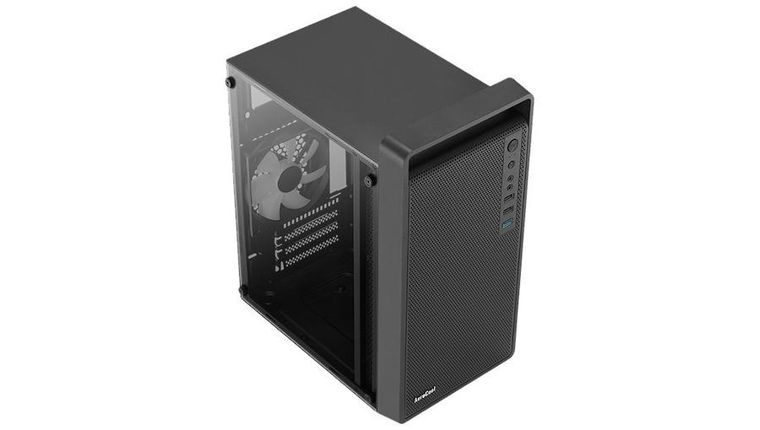 Aerocool, obudowa komputerowa, PGS Cs-109-G-Bk-V1 Frgb, Czarna