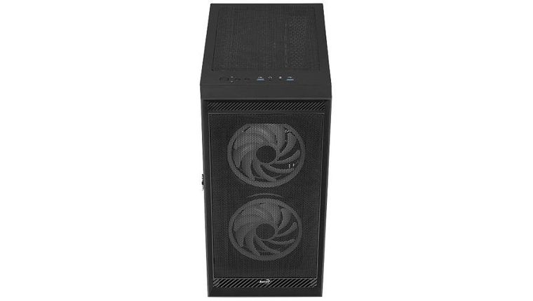 Aerocool, obudowa, PGS GRAPHITE-G-BK-v2 FRGB, czarna