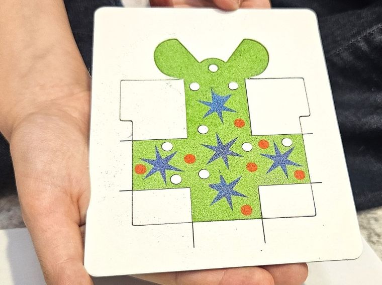 Alexander, Piaskowe Malowanki, Ozdoby na Choinkę: Ciastek, zestaw kreatywny