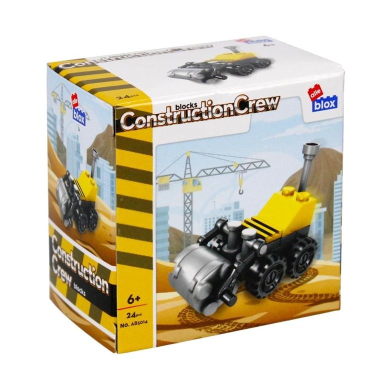 Alleblox, Budowa, Walec, klocki konstrukcyjne, 24 elementy