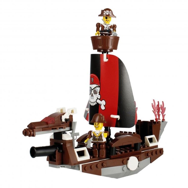 Alleblox, Pirat, klocki konstrukcyjne, 204 elementy