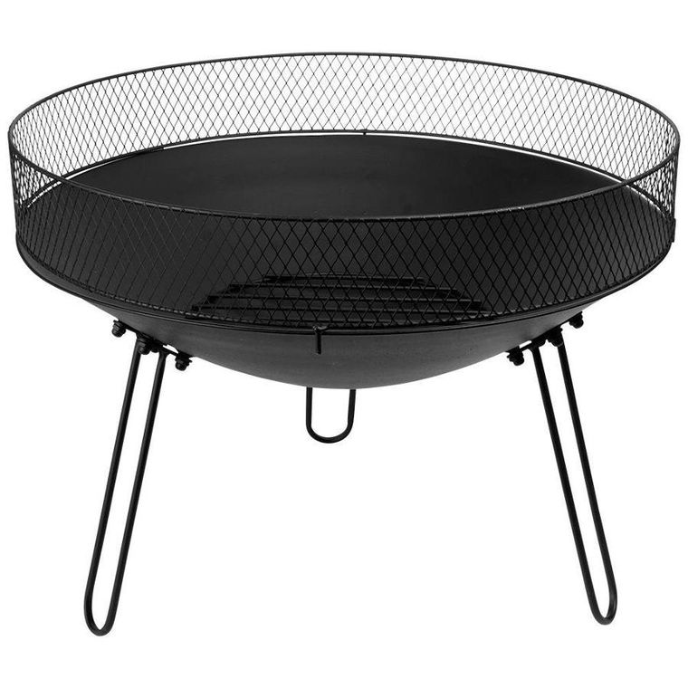 Ambiance, palenisko ogrodowe metalowe czarne, 60 cm