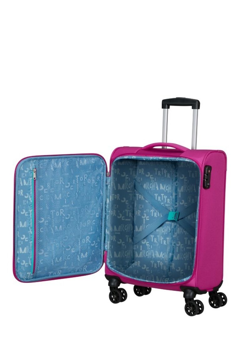 American Tourister, Sea Seeker Spinner, walizka, deep fuchsia, 40-55-20 cm