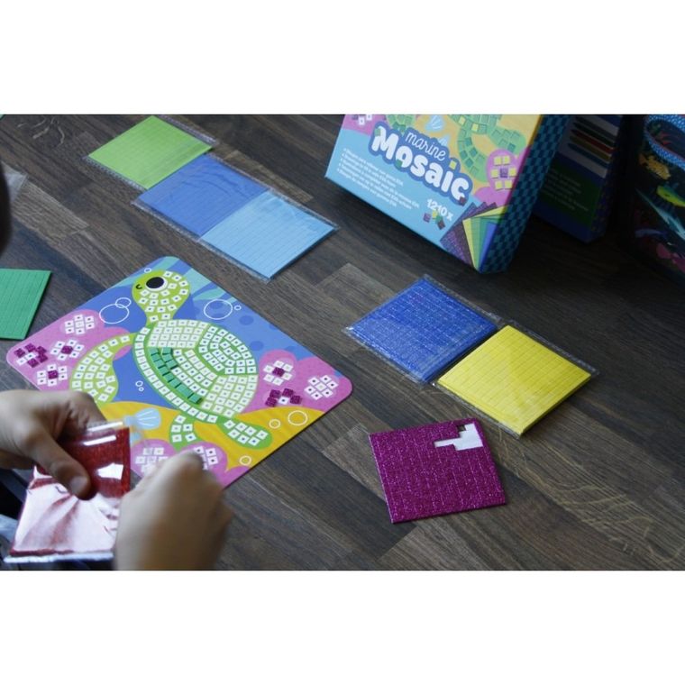 Apli Kids, zestaw artystyczny, mozaika, konik morski