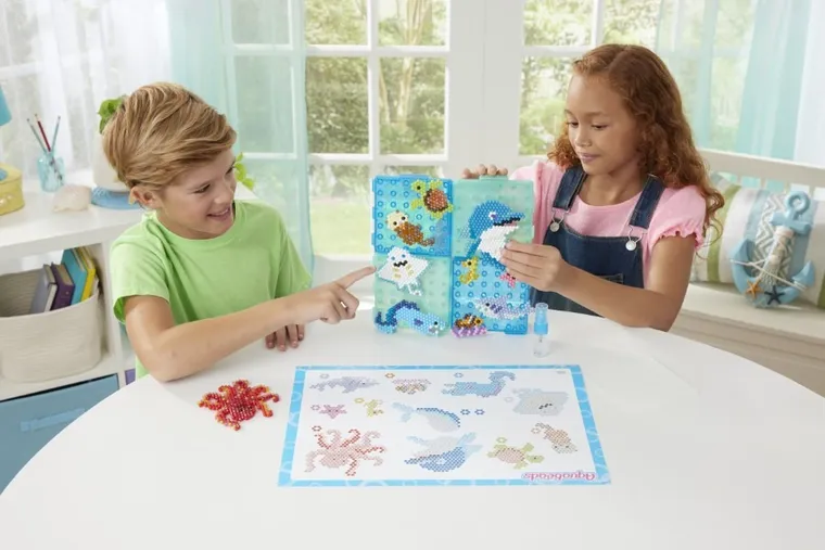 Aquabeads, Oceanarium, koraliki wodne, zestaw startowy, 1500 elementów, 35046